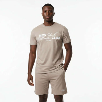 T Shirt And Pyjama Shorts Set Pale Green Nawao.com