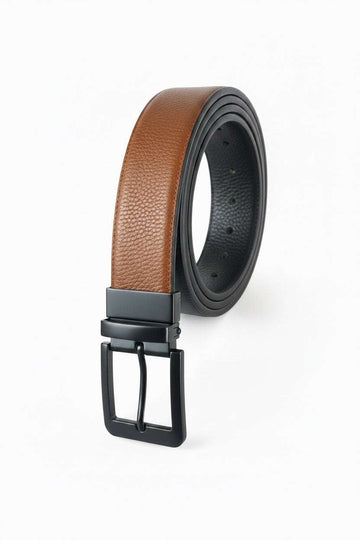 Tan And Navy Belt With Twist Buckle Navy Nawao.com