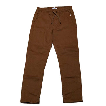Tan Pull On Casual Trouser Nawao.com