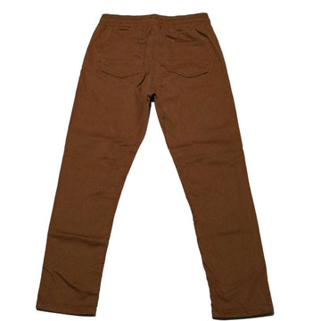 Tan Pull On Casual Trouser Nawao.com