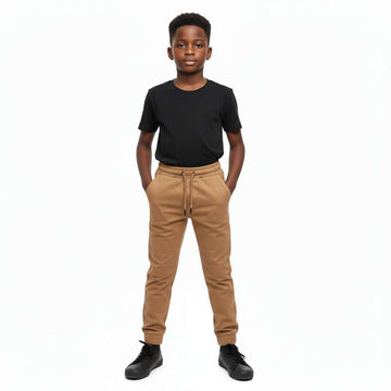 Tan Pull On Table Casual Trouser Tan Nawao.com