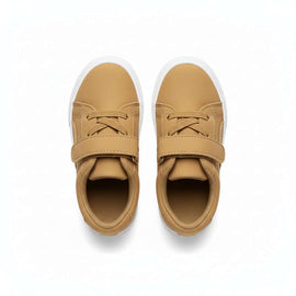 Tan Velcro Strap Sneaker Tan Nawao.com