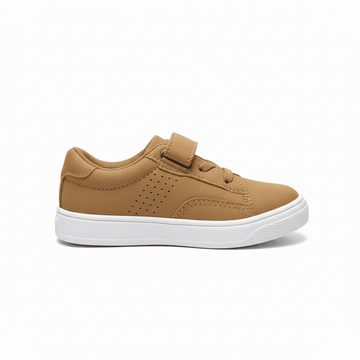 Tan Velcro Strap Sneaker Tan Nawao.com