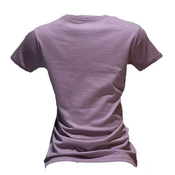 Taupe Short Sleeve Crew Neck T Nawao.com
