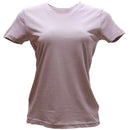 Taupe Short Sleeve Crew Neck T Shirt Nawao.com