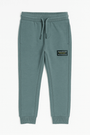 Teal Green Jogpant With Print Nawao.com