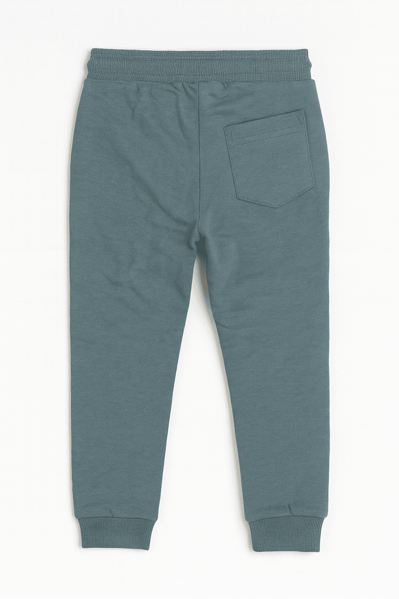 Teal Green Jogpant With Print Nawao.com