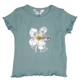 Teal Rib T-Shirt Nawao.com