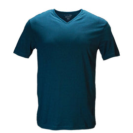 Teal V Neck T-Shirts Teal Nawao.com