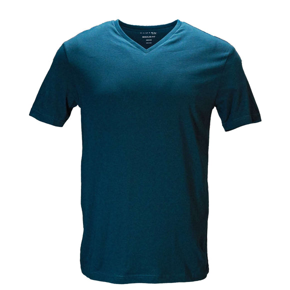 Teal V Neck T-Shirts Teal Nawao.com