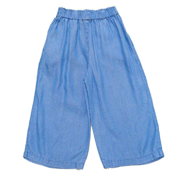 Tencel Wide Leg Trousers Trouser Nawao.com
