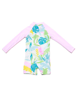 Tropical Bodysuit Pale Nawao.com