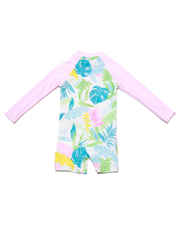 Tropical Bodysuit Pale Nawao.com