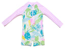 Tropical Bodysuit Pale Nawao.com