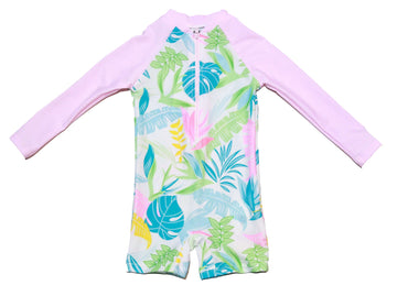 Tropical Bodysuit Pale Nawao.com