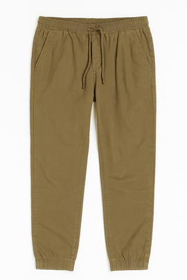 Twill Jogger Brown Nawao.com
