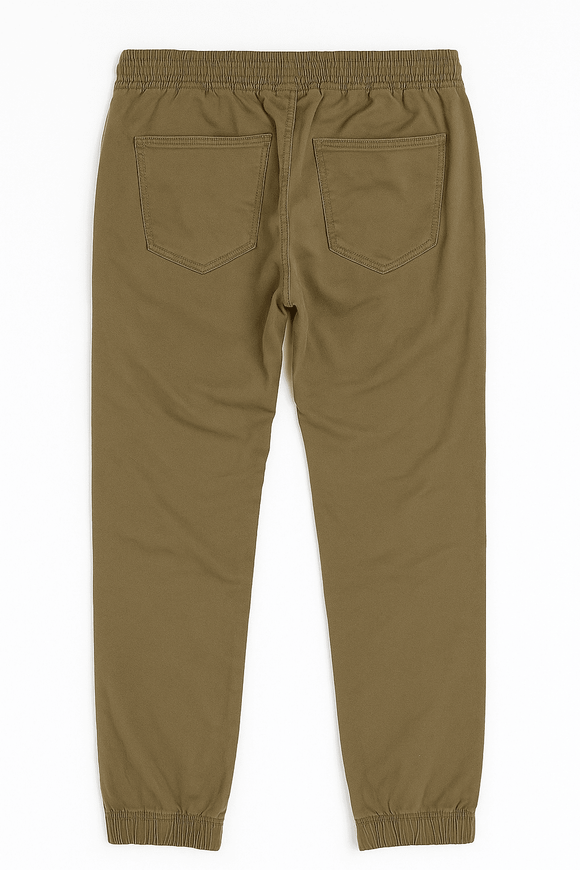 Twill Jogger Brown Nawao.com