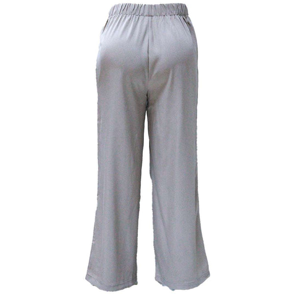 WAISTBAND DETAIL TROUSER PALE PINK Nawao.com