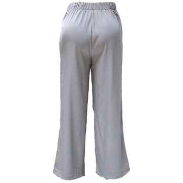 WAISTBAND DETAIL TROUSER PALE PINK Nawao.com