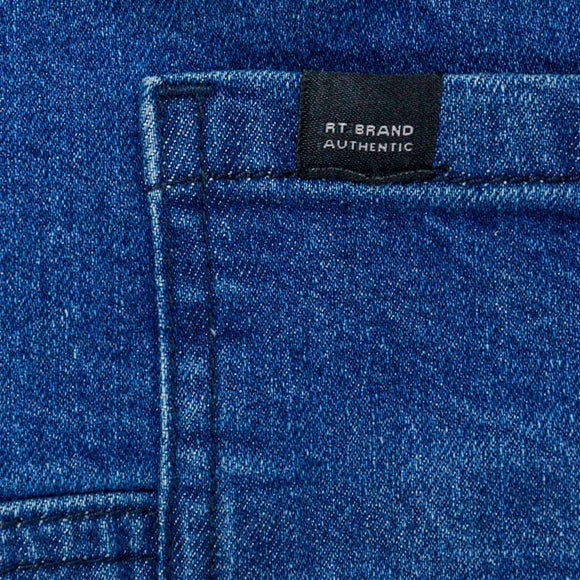 Wash Paneled Pull On Jeans Nawao.com