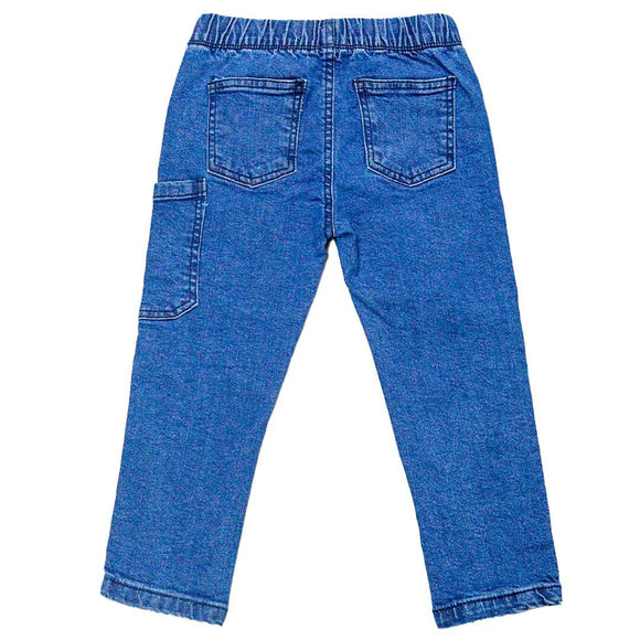 Wash Paneled Pull On Jeans Nawao.com