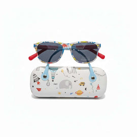 Wayfarer Sunglasses With Printed Case Nawao.com