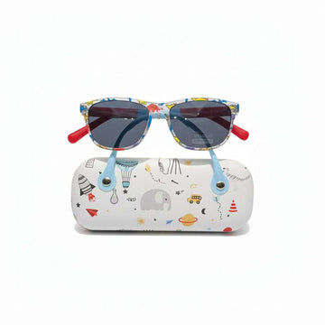 Wayfarer Sunglasses With Printed Case Nawao.com