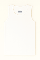 White 3 Pack Sleeveless Vest White Nawao.com