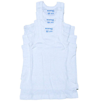 White 3 Pack Vest Basic White 2 4 Years Nawao.com