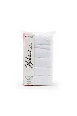White 5Pcs Boxer Bikini Packs Assorted Nawao.com
