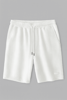 White Active Shorts White Nawao.com