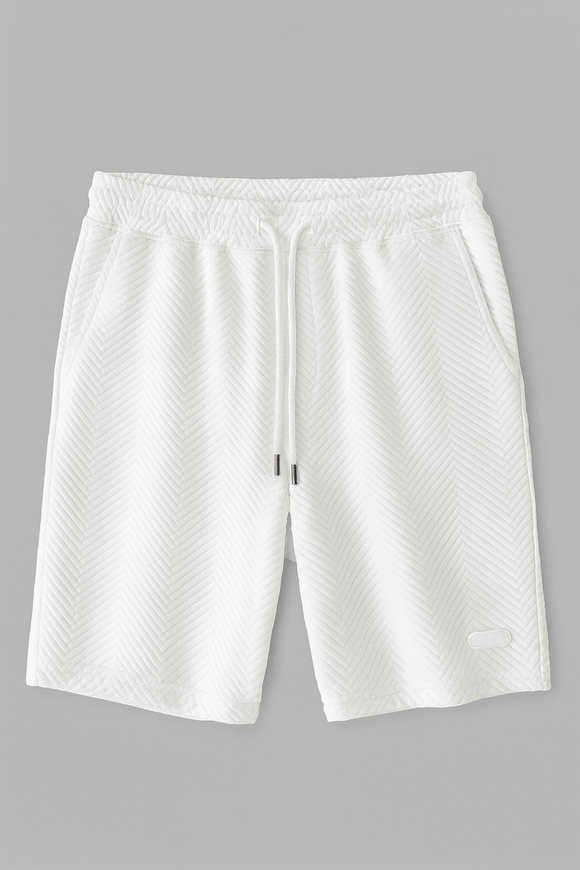 White Active Shorts White Nawao.com