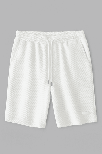 White Active Shorts White Nawao.com
