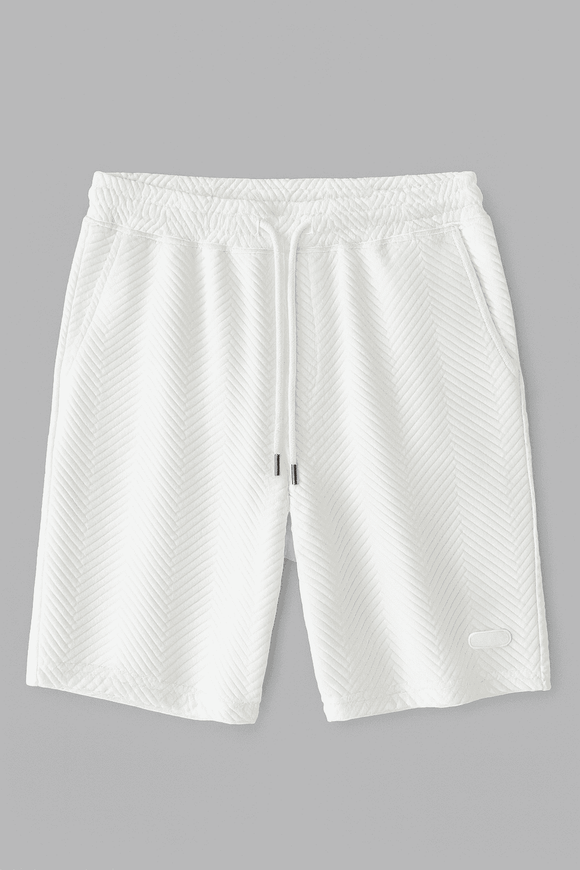 White Active Shorts White Nawao.com