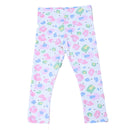White Animal Print Leggings Nawao.com