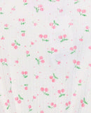 White Aop Cherry Print T Nawao.com