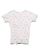 White Aop Cherry Print T Nawao.com