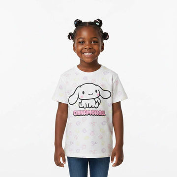 White Aop Cinnamoroll T Shirts Assorted Nawao.com