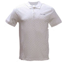 White Aop Polo Shirt With Chest Logo White Xx Nawao.com