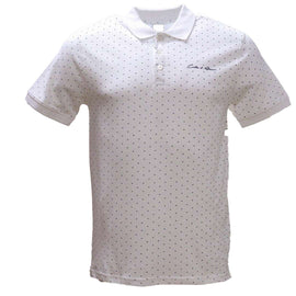 White Aop Polo Shirt With Chest Logo White Xx Nawao.com