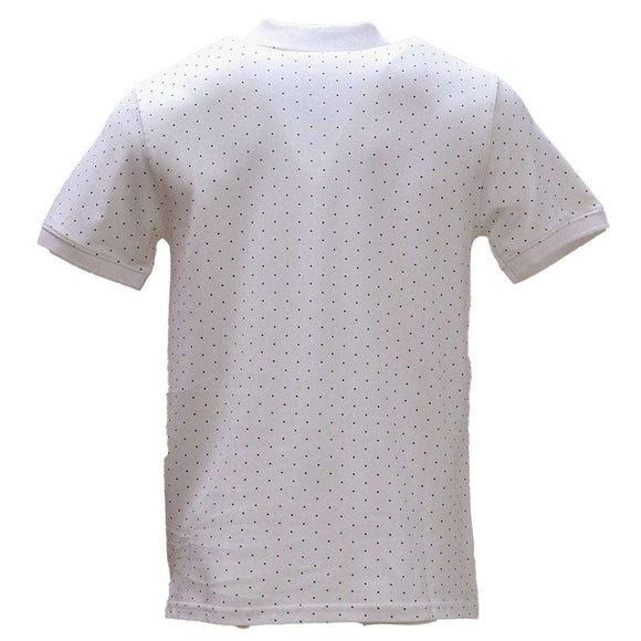 White Aop Polo Shirt With Chest Logo White Xx Nawao.com