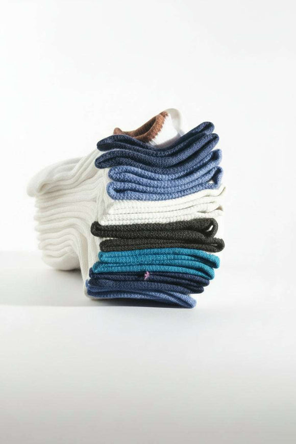 White Assorted Socks Value Pack Nawao.com