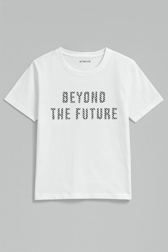 White Back Tape Tee White Nawao.com