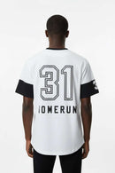 White Baseball T Shirt White Nawao.com