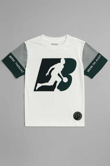 White Baseball Tee Nawao.com