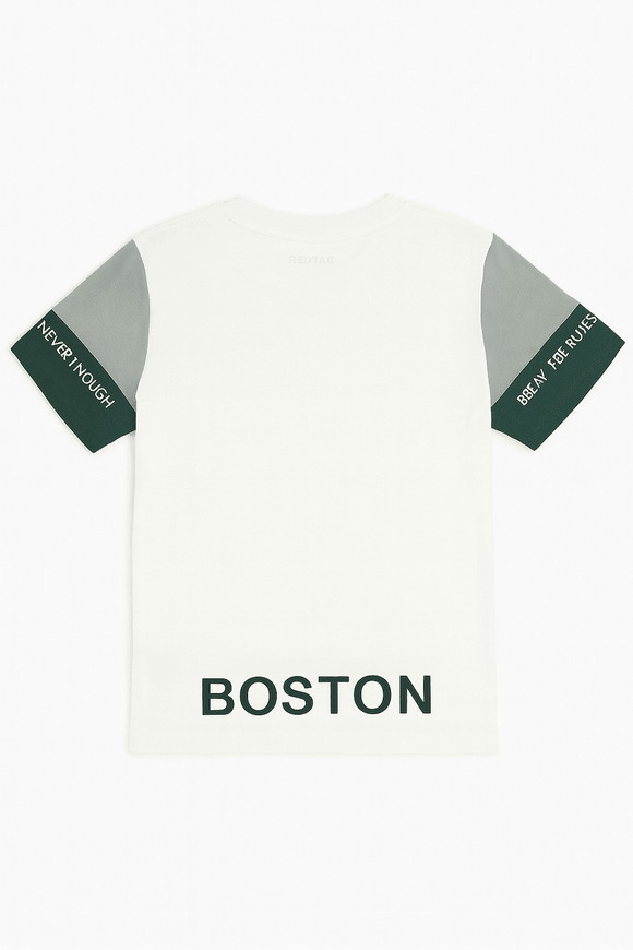 White Baseball Tee Nawao.com