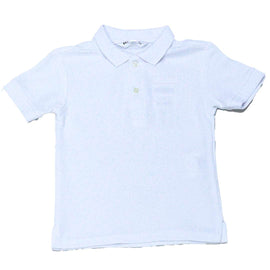 White Basic Polo Shirt Nawao.com