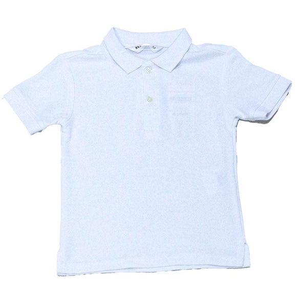 White Basic Polo Shirt Nawao.com
