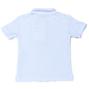 White Basic Polo Shirt Nawao.com