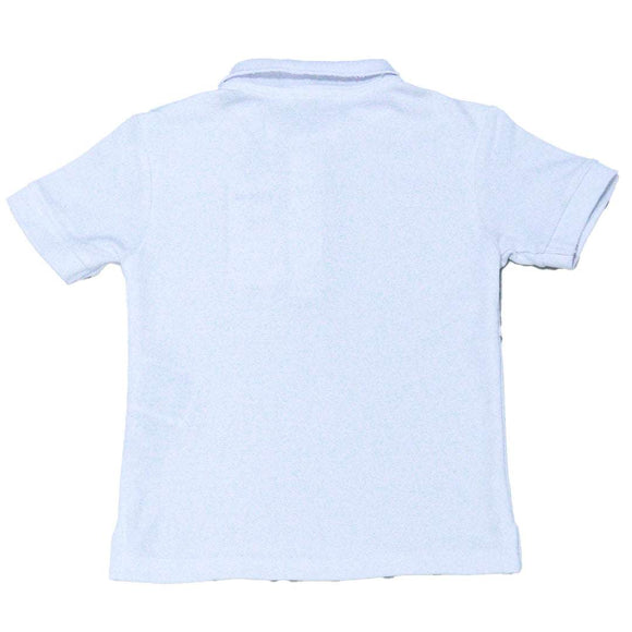White Basic Polo Shirt Nawao.com